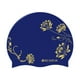 thumbnail image 1 of Gorro De Natación De Silicona Para Mujeres Y Hombres Gorro De Natación Con Protección Para Los Oídos Estampado Suave Azul, 1 of 3