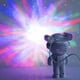 thumbnail image 2 of Lampara Astronauta Proyectora Galaxia Led Parlante Bluetooth, 2 of 5