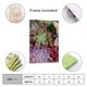 thumbnail image 2 of Plantas Suculentas Cuadro decorativo colgante - Arte de pared - Póster enmarcado - Decoración de pared - Regalos para familia, amigos y aficionados 20*30 cm, 2 of 6
