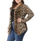 thumbnail image 4 of Agnes Orinda Chaquetas de Punto para Mujer Tallas Grandes con Estampado de Leopardo y Floral, Chaqueta Ligera Abierta de Otoño, Talla 3X Beige, 4 of 8