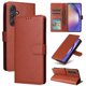 thumbnail image 4 of Funda Cartera para Samsung Galaxy A55 con Tarjetero, Soporte y Cordón - Protección Marrón, 4 of 6