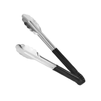 Cook-In - Tenaza Mango Negro Cubierta Antideslizante 23 Cm