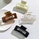 thumbnail image 2 of Pinzas para el cabello grueso de 4'', de plástico, antideslizantes, de tamaño jumbo, con sujeción fuerte, pinzas grandes, diseño francés, accesorios para peinar el cabello para mujeres y niñas., 2 of 7