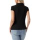 thumbnail image 3 of INSPIRE CHIC Suéter de Manga Corta para Mujer Cuello Simulado Casual Tejido Ajustado Jersey Delgado Talla S Negro, 3 of 6