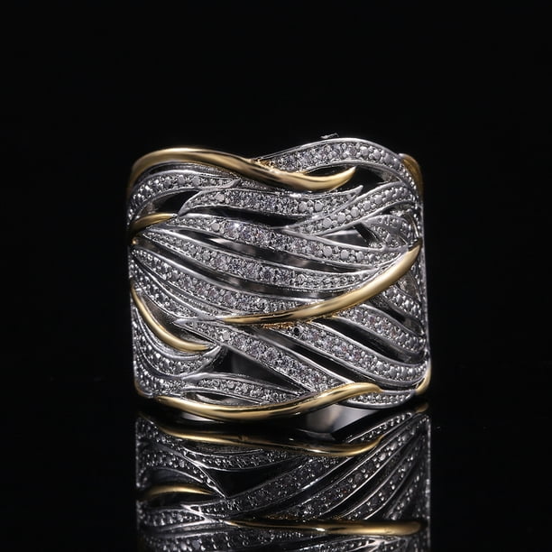 Elegant 925 Silver Plated Zircon Promise Ring for Women - Perfect for Proposals, Weddings, and Engagements