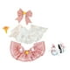 thumbnail image 2 of 5x Vestido De Muñeca De Moda Con Lazo, Horquilla, Zapatos De Caña Para Muñecas De 15 Cm, Muñecas Niña, 2 of 3