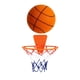 thumbnail image 3 of Baloncesto silencioso con aro, pelota que rebota, juguete interactivo para niños, fiesta de adultos, sin sonido, juguetes para niños, pelota de juguet Naranja Talla 5, 3 of 5