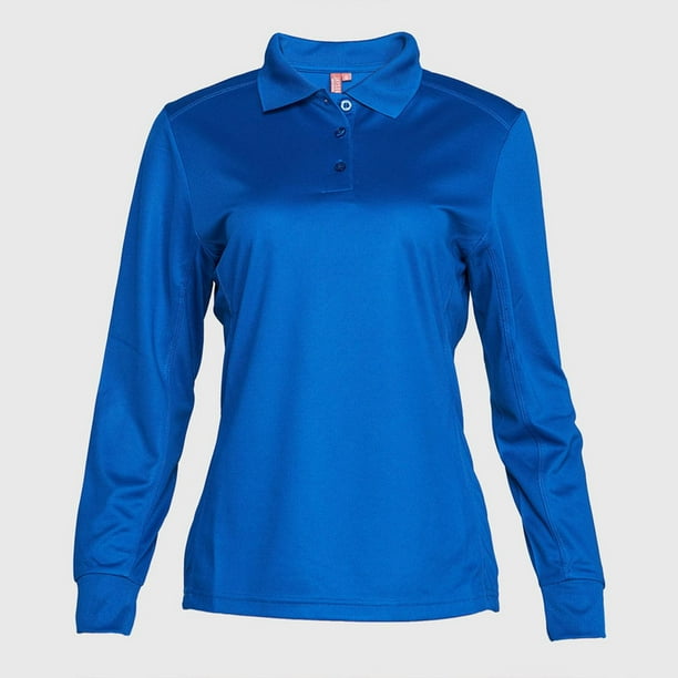 Polera Dry Fit Mujer M/L azul M