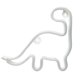 thumbnail image 1 of Letrero De Lámpara De Neón De Dinosaurio, Funciona Con USB A Batería Para Decoración De Hogar De Vacaciones, Blanco Cálido, 1 of 5