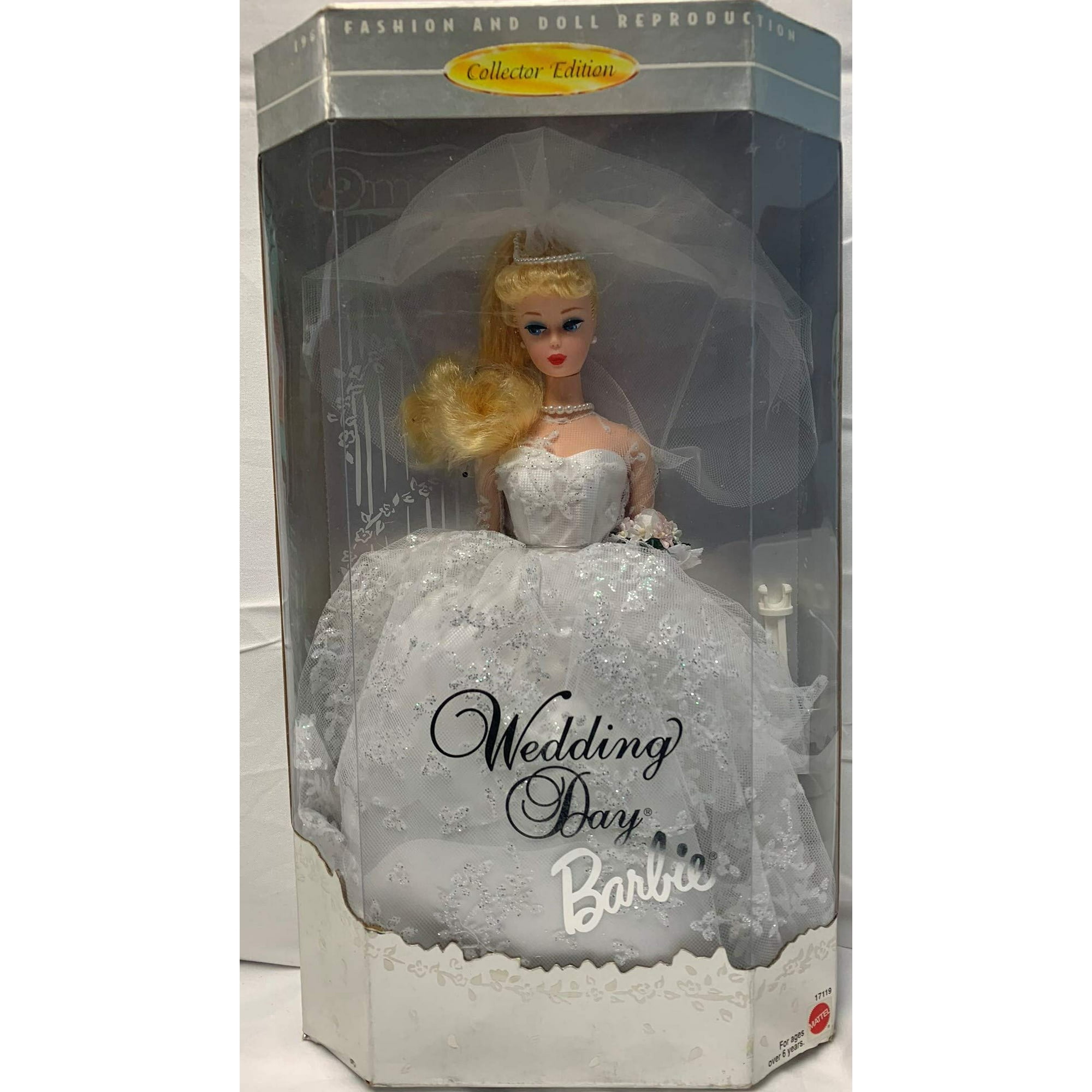 Muñeca Barbie Para El Día De La Boda De 1960, Reproducción A La Moda Mattel