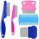 thumbnail image 1 of Set de 5 peines antipulgas y liendreros de acero inoxidable para perros y gatos, 1 of 3