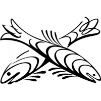 Rienda Libre Graphics - Decomural Two Fish Kitchen Ws-35843