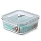 thumbnail image 1 of Contenedor De Vidrio Hermetico Cuadrado 2600mL Glasslock, 1 of 3