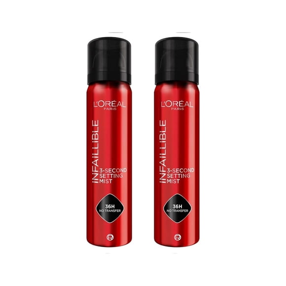 Pack Duplo Spray Fijador Maquillaje Infallible LOreal Paris 2 Unidades
