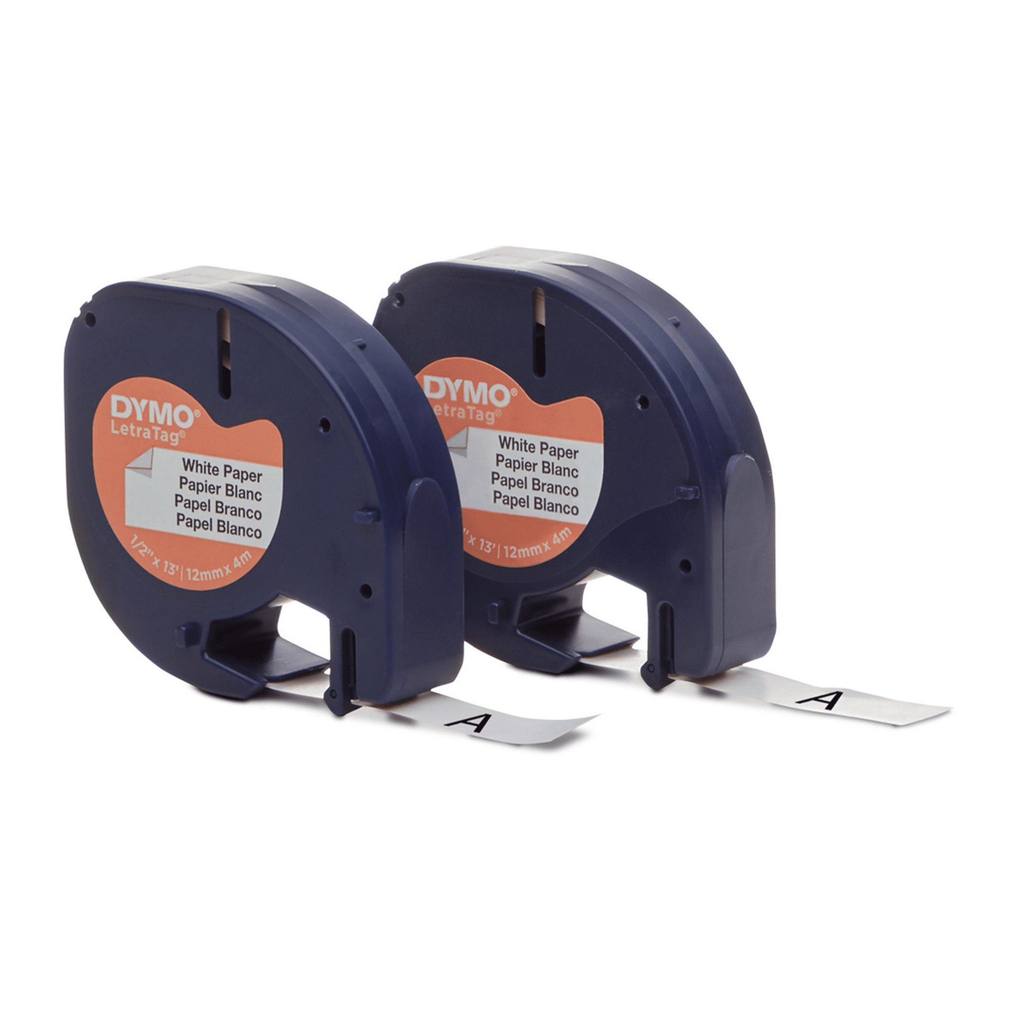 Etiqueta Papel Dymo 12mmx4m Blister X2