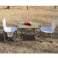 Babyluna - Set Comedor Camping Incluye Mesa Más 2 Sillas Plegables Reforzadas