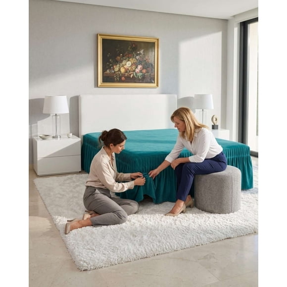 Faldón Para Cama De 2 Plazas