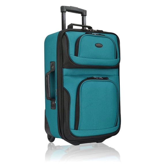 Maleta de mano ligera U.S. Traveler Rio, 20 unidades, color verde azulado