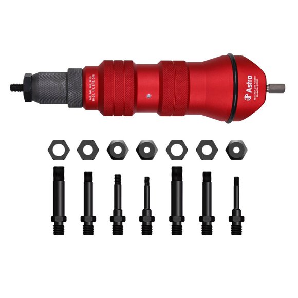 Kit adaptador para tuercas y remaches Astro Pneumatic Tool ADN38 XL
