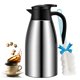 thumbnail image 1 of Jarra de café GearRoot, aspiradora de acero inoxidable con aislamiento de 2 litros, 1 of 8
