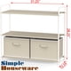 thumbnail image 2 of Closet Storage Simple Houseware, 3 niveles con 2 cajones, color beige, 2 of 8