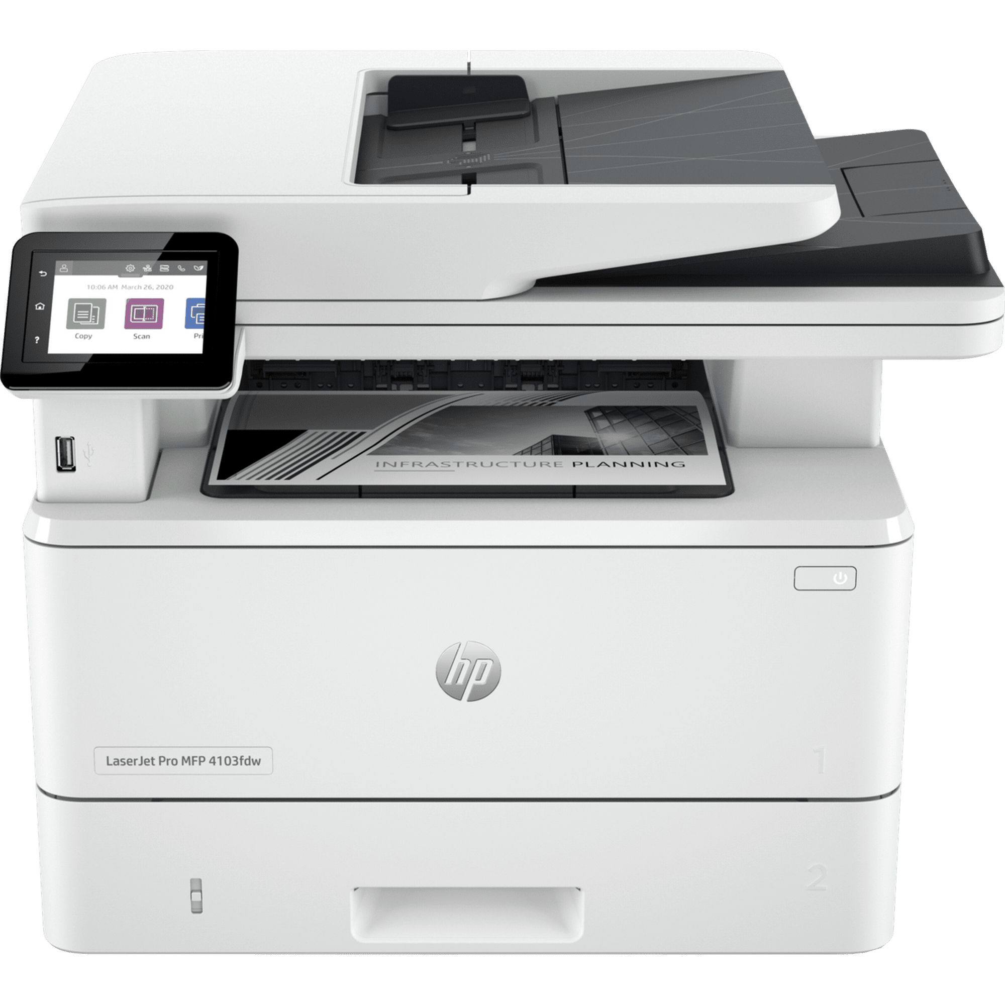 Hp Laserjet Pro Mfp 4103fdw B/n 40ppm 1200dpi Wifi Usb Lan