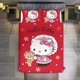 thumbnail image 1 of Merry Christmas Hello Kitty 1 3 Pieces Duvet Cover Set Full Size Super Soft Fade Resistant Microfiber, 1 of 4