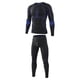 thumbnail image 1 of Ropa interior térmica de invierno para hombre, mallas , pantalones para el sudor, ropa de para proteger para senderismo, montañismo, entrenamiento, esq XXL negro, 1 of 5
