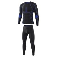 Magideal - Ropa Interior Térmica De Invierno Para Hombre, Mallas , Pantalones Para El Sudor, Ropa De Para Proteger Para Senderismo, Montañismo, Entrenamiento, Esq Xxl Negro