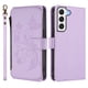 thumbnail image 2 of Funda Cartera Mariposa para [Samsung Galaxy S22 Plus] con Soporte y Cremallera Morado claro, 2 of 6