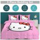 thumbnail image 2 of Hello Kitty Cat Comforter Set with Sheets - 3 Piece Bedding Includes Pillow Covers - Super Soft Bedding Room Decor Twin, 2 of 5