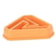 thumbnail image 2 of Cuenco Para Perros, Alimentador Lento Resistente Al Desgaste Para Mascotas, Comer, Beber, Cachorros, Naranja, 2 of 5
