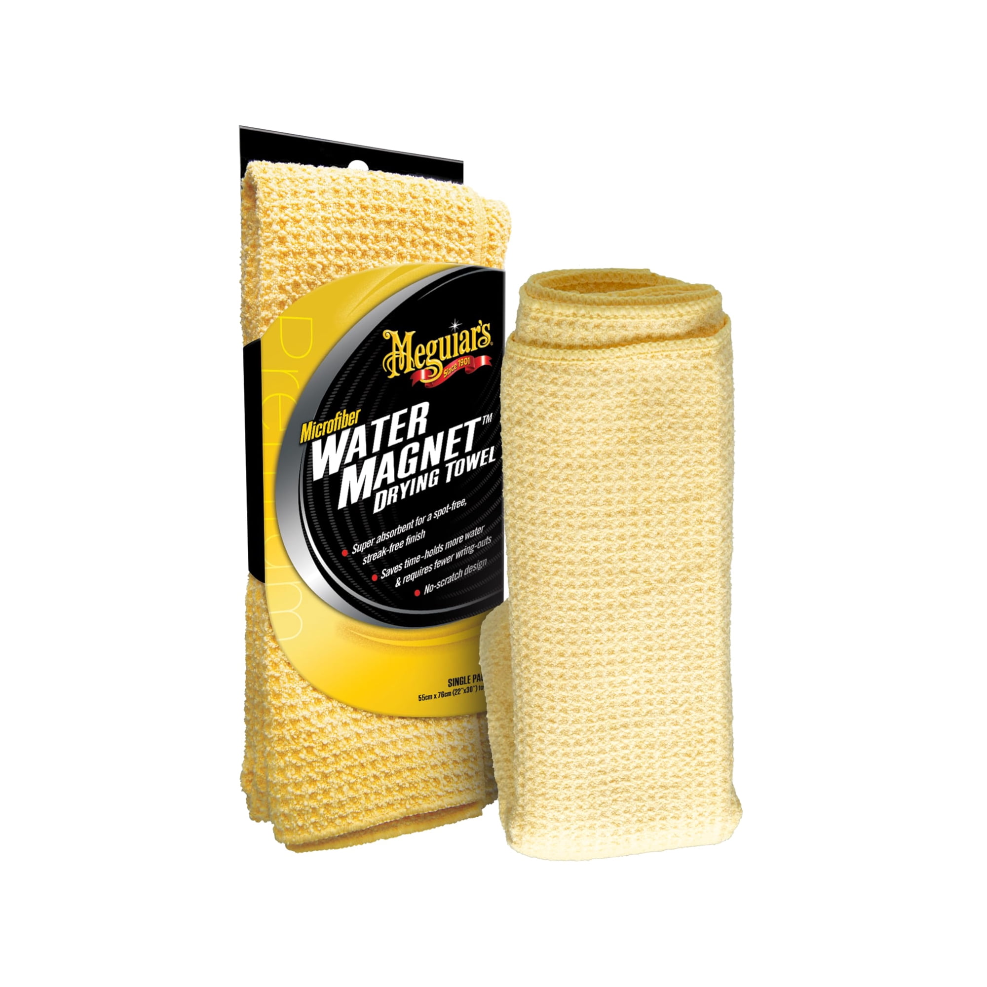 Toalla De Secado De Microfibra Meguiar's Water Imant Para Coche, Paquete De 1 Unidad