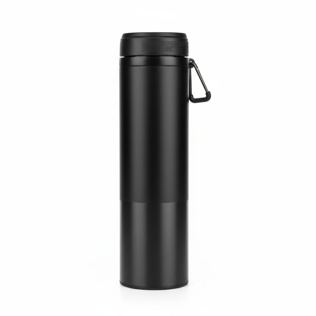 Wayu - Botella 500ml Insulada Acero Inoxidable Negra