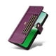 thumbnail image 5 of FOXDOCK Funda tipo Cartera para OPPO Reno 12F 5G – Cubierta de Cuero PU con Múltiples Ranuras, Bolsillo para Efectivo y Correa de Muñeca, 5 of 6