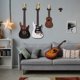 thumbnail image 4 of Soporte de Pared para Guitarra Ueteto Paquete de 2 con Bloqueo Automático, 4 of 5