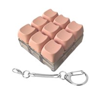 Bothyi - Llavero Con Teclado Antiestrés, Accesorio De Descompresión, Juguete Para Casa, Oficina, Fiesta, 9 Teclas