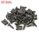 thumbnail image 2 of 20 juegos de clips en U de 4.8x16mm con tornillos surtidos para clips de coche, sujetadores con tornillos para asegurar cables y alambres, color verde militar, 2 of 7
