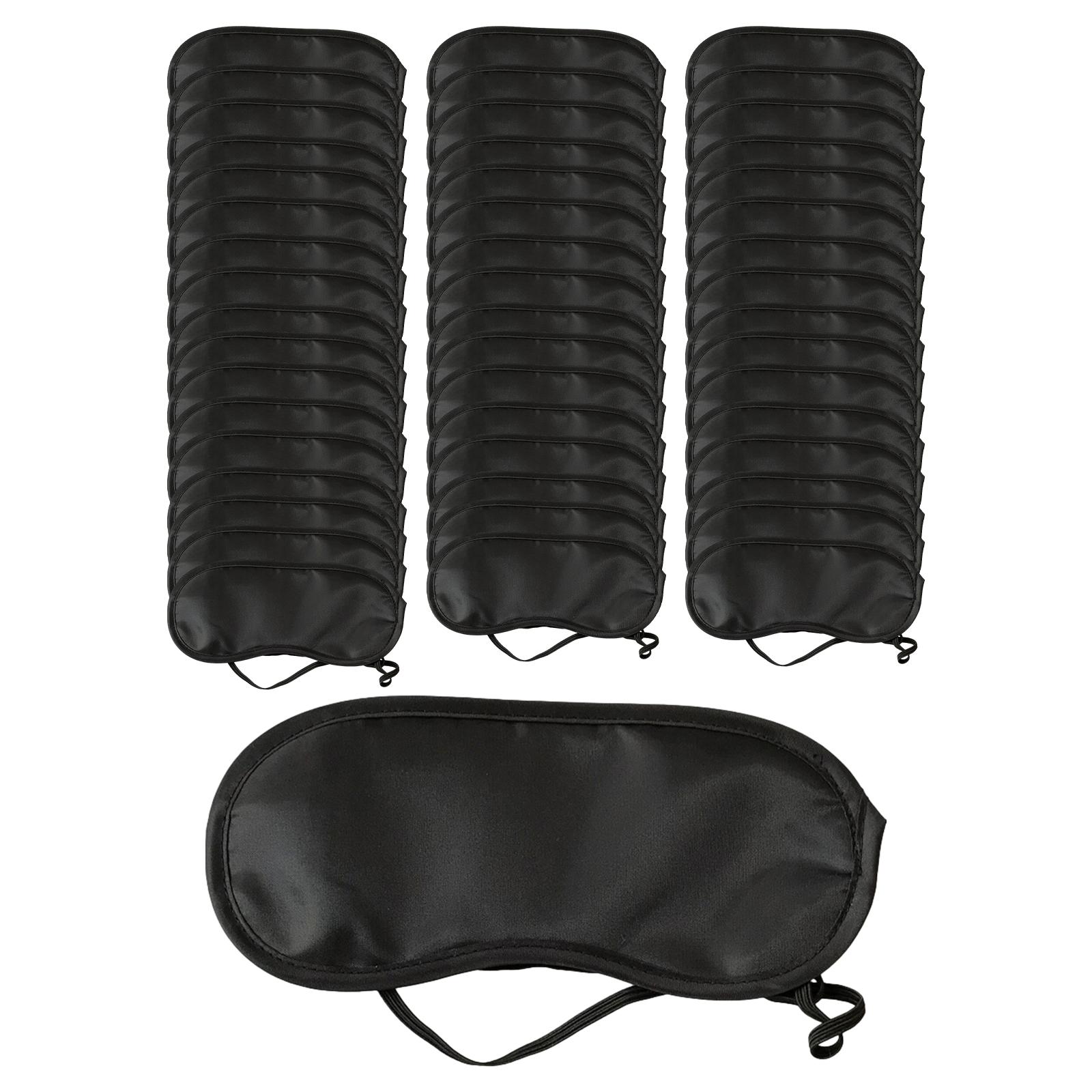 Ioensy - 50 Uds Máscara De Ojos Desechable Para Niños Cubierta De Sombra De Ojos Sombra De Ojos Venda Para Dormir