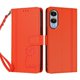 thumbnail image 3 of Funda Cartera Trébol para Samsung Galaxy S25 Edge con Ranuras Tarjetas y Carga Inalámbrica Naranja, 3 of 6
