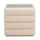 thumbnail image 2 of Buró Soffice Beige, estilo moderno, cubierta de vidrio templado, 2 of 9