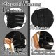 thumbnail image 4 of Cubrebotas MKYSZLT Medieval Pirata Steampunk Negro, 4 of 9
