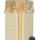 thumbnail image 3 of Pared Mounted Scratching Post, Hanging Natural Sisal Gato Scratching Alfombra, Puerta Pared Protecting Coner con Pared Fixings (Beige), 3 of 7