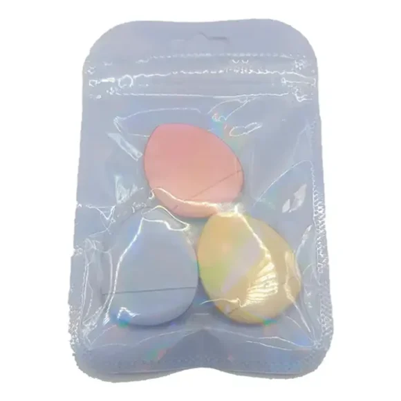 Set 3 Mini Esponjas Color Morado