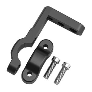 Magideal - Elevador De Manillar Para Motocicletas Extensor De Manillar Para Motocicleta Utv Bicicletas Multifunción Camiones Intermitentes Soporte De Montaje De Negro