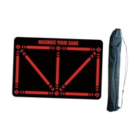 Magideal - Estera De Entrenamiento De Pasos De Fútbol, Suministros De Estera De Fútbol, Entrenamiento De Regateo, Estera De Entrenamiento De Fútbol Para Niños De Rojo