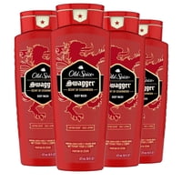 Gel De Baño Old Spice Swagger Scent 473 Ml, 24 Horas Al Día, 7 Días A La Semana