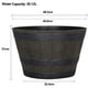 thumbnail image 4 of Expert gardener macetero barril 48.5cm de resina, producto surtido, 1 un, 4 of 9