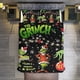 thumbnail image 1 of Merry Christmas Grinch 3 Pieces Duvet Cover Set Full Size Super Soft Fade Resistant Microfiber, 1 of 4