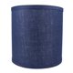 thumbnail image 1 of Pantalla Clásica Urbana de Tambor de Arpillera Azul Marino 25 cm, 1 of 2